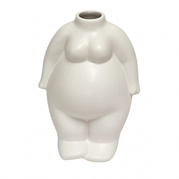 Diffuser Jar: Fat Lady White Large