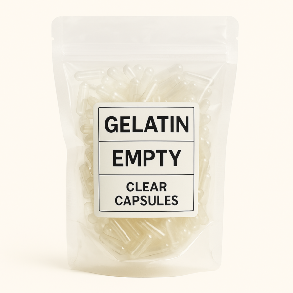 Gelatin Empty Clear Capsules
