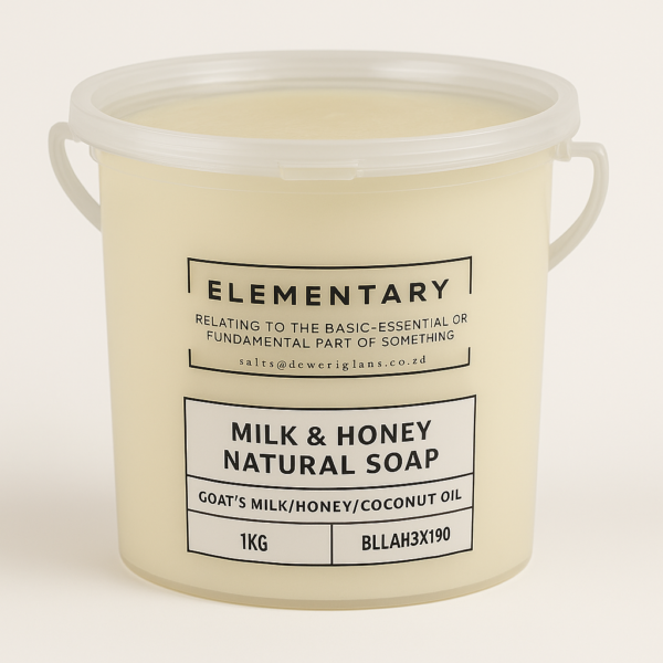 Natural Soap: Milk & Honey.