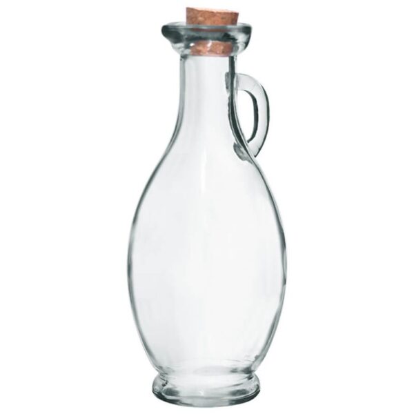 Glass Oil Bottle with Cork 17cm