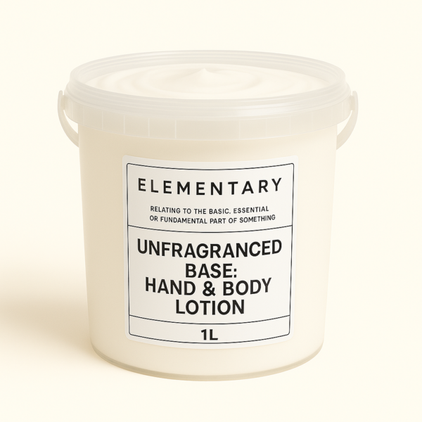 Un fragranced Base: Hand & Body Lotion .